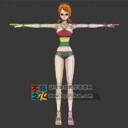 海贼 海盗 美女 娜美 模型