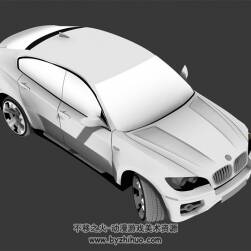 4臺(tái)車輛3D模型白模 免費(fèi)下載 寶馬保時(shí)捷奧迪