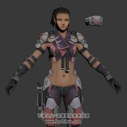 次世代 野性女戰(zhàn)士 3dMax模型分享下載