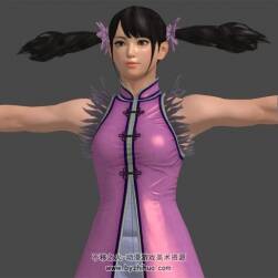 次世代 凌小雨武師服 次世代3D模型