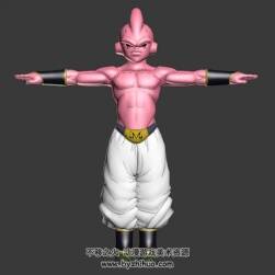 龍珠魔人布?xì)W3DMax fbx格式模型下載 Max版本略高