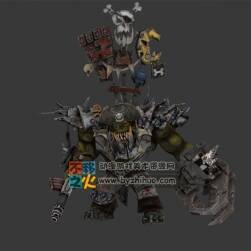 怪物 魔鬼 铠甲 海盗模型