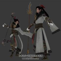 古代武俠男性主角 Max高精模型