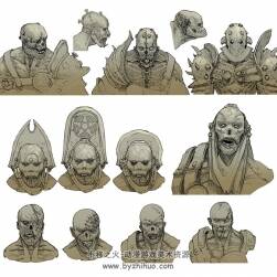 游戲生物素材 美國概念藝術(shù)家 Stephen Oakley 作品參考