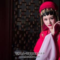 中式古典攝影素材 無忌影社海棠春寫真圖片資源參考下載 68P