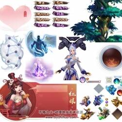 莽荒紀(jì) 古裝玄幻仙俠游戲2D資源新舊版合集分享 5062P