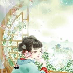 中式古風(fēng)人物插畫壁紙圖集 92P