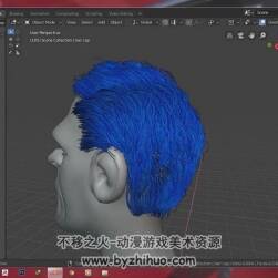 Blender 毛發(fā)制作入門級視頻教程