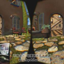 Unity VR 虚拟现实游戏素材资源制作视频教程