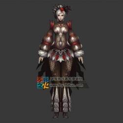 欧洲 礼服美女模型