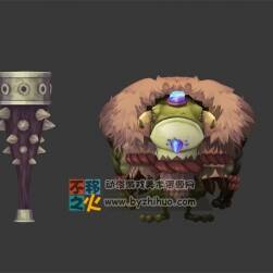 青蛙 蟾蜍 怪物 妖怪 战士 模型