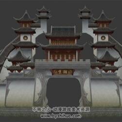 古代城市建筑 Max模型