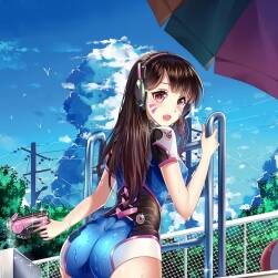 日韓風(fēng)格動(dòng)漫二次元女生背影插畫壁紙圖片分享下載 381P