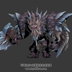 暗黑風(fēng)獨(dú)眼怪物BOSS 3D模型 有綁定和全套動(dòng)作