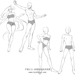 一些人體練習(xí)