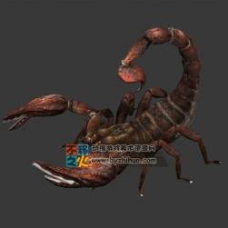 赤壳魔蝎 毒蝎子 Max模型