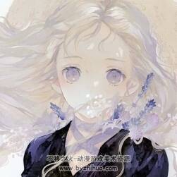 日本画师庭春樹 清新唯美插画作品图包 百度网盘下载
