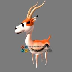 Gazelle 可爱小羚羊模型