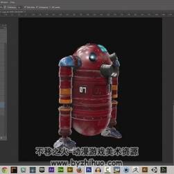 ZBrush角色雕刻教程  機(jī)器人制作教學(xué) 附源文件