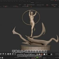 ZBrush 男女体型雕刻详细视频教程