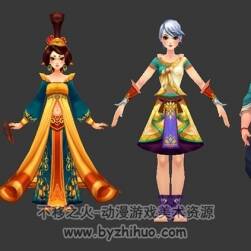 4个特色女性模型 中国古装美女