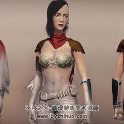 ZBrush 酷炫女刺客角色雕刻视频教程