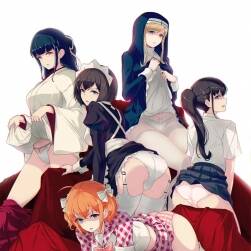 40原作品日系二次元女孩插畫美術(shù)素材分享包 169P