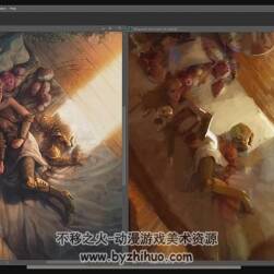 概念大佬 Craig Mullins 的角色場(chǎng)景概念繪制視頻教程