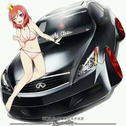 名車美女插畫(huà)壁紙圖集分享 40P