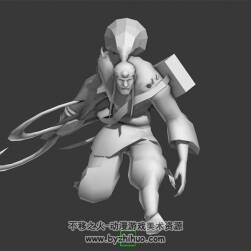 武俠風(fēng)反派 3D模型 有綁定和動作