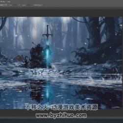 原畫(huà)大佬 Omer Tunc 西方魔幻題材概念原畫(huà)繪制視頻教學(xué) 附筆刷