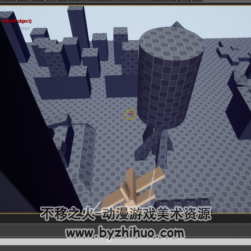 ue4飛機(jī)小游戲源文件，藍(lán)圖寫的帶物理碰撞