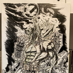 手繪插畫(huà) 地獄男爵