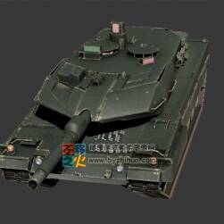 大陆 阵地 军用 重型坦克  Max模型