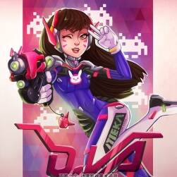 守望先鋒英雄 D.Va 人物插畫含寫真美圖分享 362P
