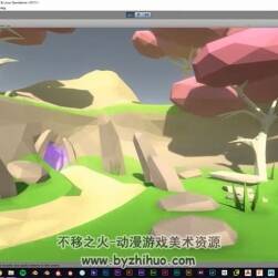 Blender Unity卡通场景制作视频教程 风格化场景制作教学