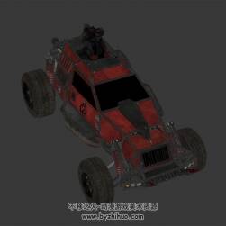 武装越野车3D模型 多种格式分享下载