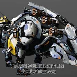 Horizon zero dawn-Behemoth 3D模型 百度網(wǎng)盤下載