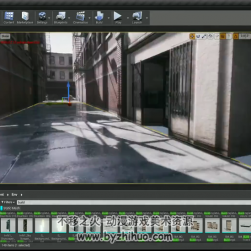 City16-黑暗系賽博朋克城市夜景-UE4游戲場景