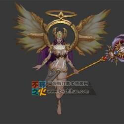 美女 御姐 天使 法师 智慧女神模型