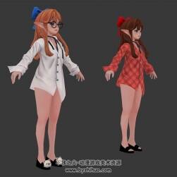 精靈小姑娘3DMax fbx模型