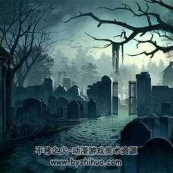 游戲場景原畫 現(xiàn)代城鎮(zhèn)街道等圖集參考 44P