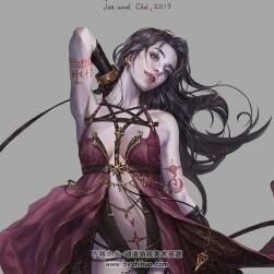 韓國畫師 jee wook Choi (c juk)角色原畫圖集美術(shù)素材分享賞析 32P