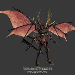 游戲BOSS邪魔神3DMax模型帶綁定下載