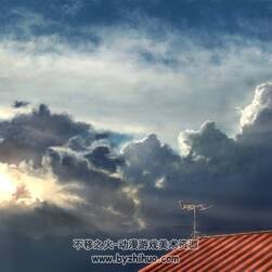 美麗的夕陽與星空！日本畫師mks的插畫作品