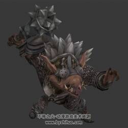 老鼠怪小兵 3D模型 有綁定和全套動(dòng)作
