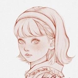 Procreate寫實(shí)風(fēng)格少女線稿