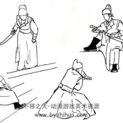 古代錦衣衛(wèi)姿態(tài)