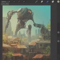 PROCREATE 大師級畫板 IPAD PRO平板繪畫視頻教程