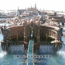 各類奇幻場景，古今中外風(fēng)格迥異的幻想建筑群（83M/115P）